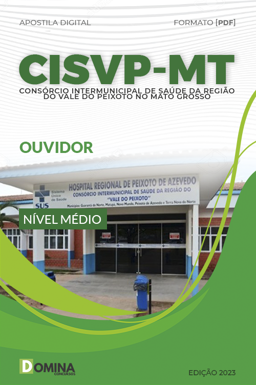Apostila Digtial Concurso CISVP MT 2023 Ouvidor