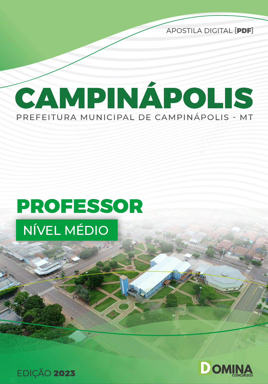 Apostila Digital Pref Campinápolis MT 2023 Professor