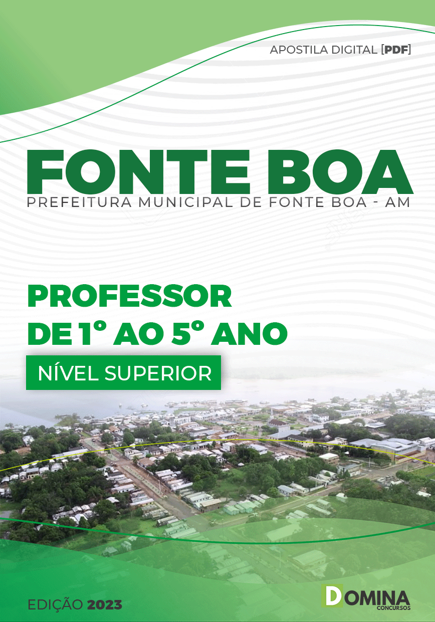 Apostila Pref Fonte Boa AM 2023 Professor Educação Básica