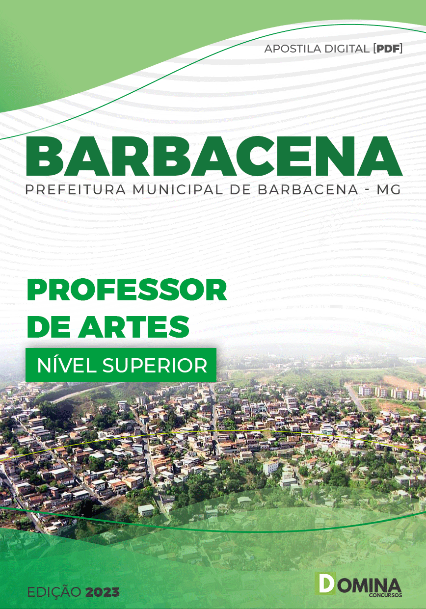 Apostila Digital Pref Barbacena MG 2023 Professor Artes