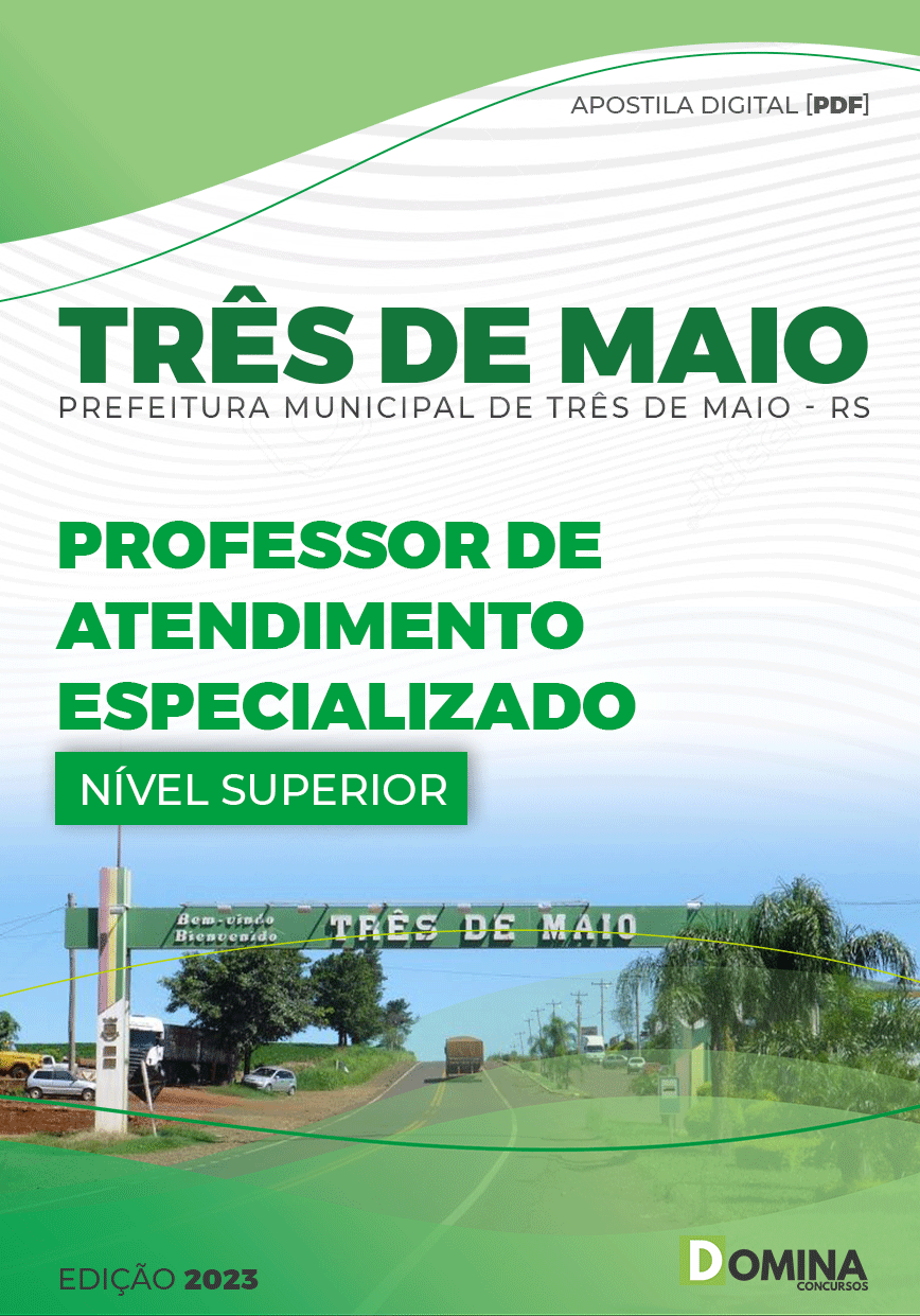 Apostila Pref Três Maio RS 2023 Professor Atendimento Especializado