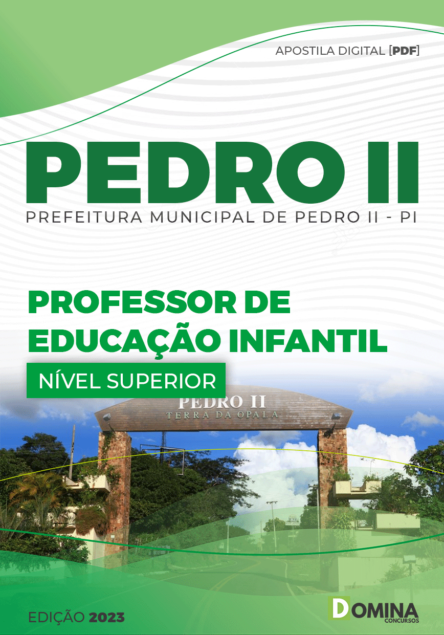 Apostila Pref Pedro II PI 2023 Professor Educação Infantil