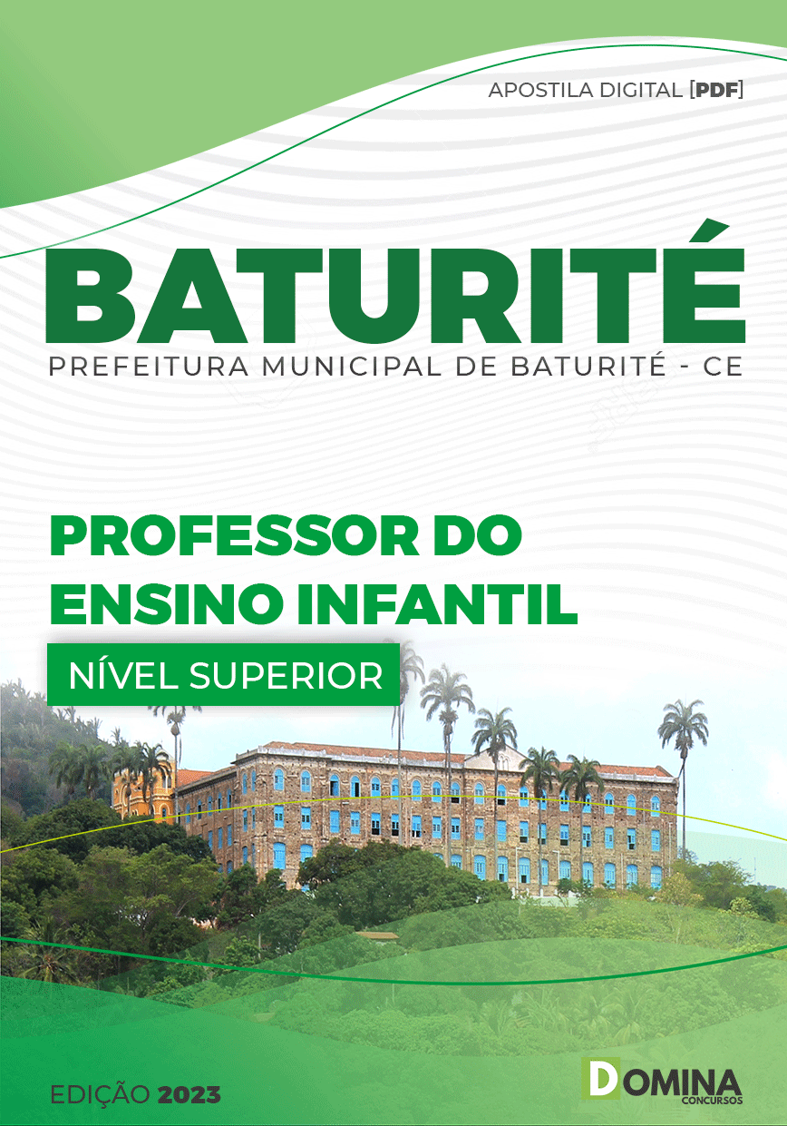 Apostila Pref Baturité CE 2023 Professor Ensino Infantil