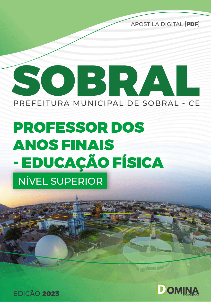 Apostila Pref Sobral CE 2023 Professor Anos Inicias Educação Física