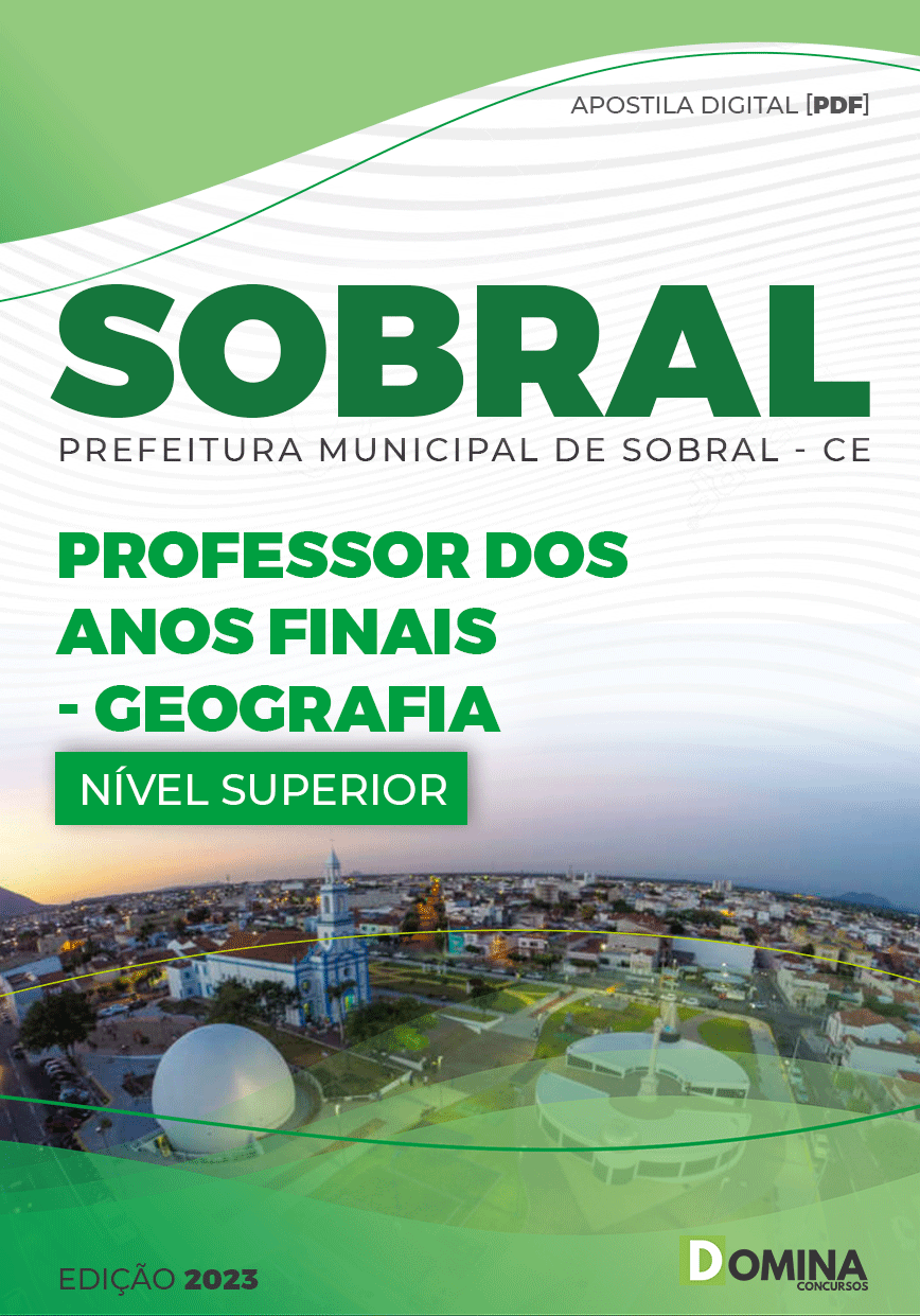 Apostila Pref Sobral CE 2023 Professor Anos Inicias Geografia