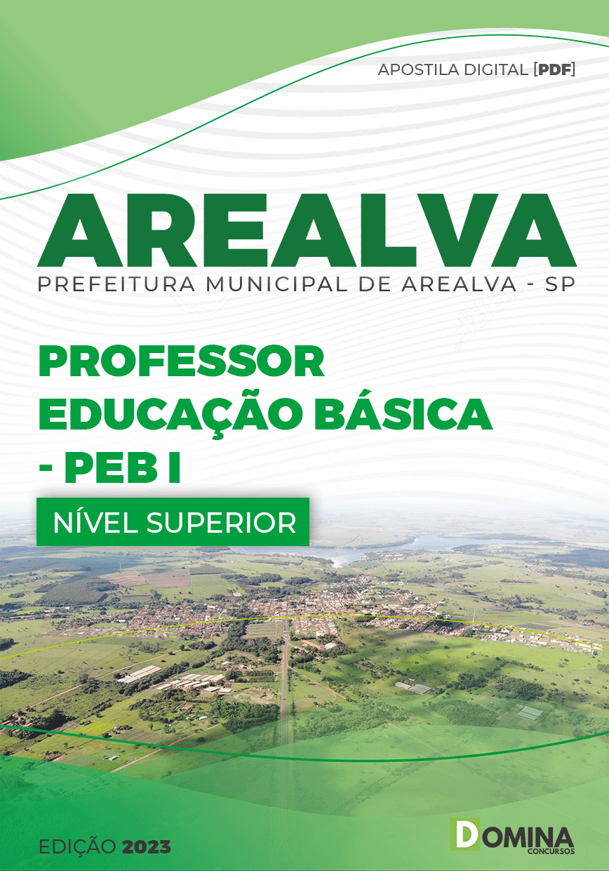 Apostila Pref Arealva SP 2023 Professor Educação Básica I