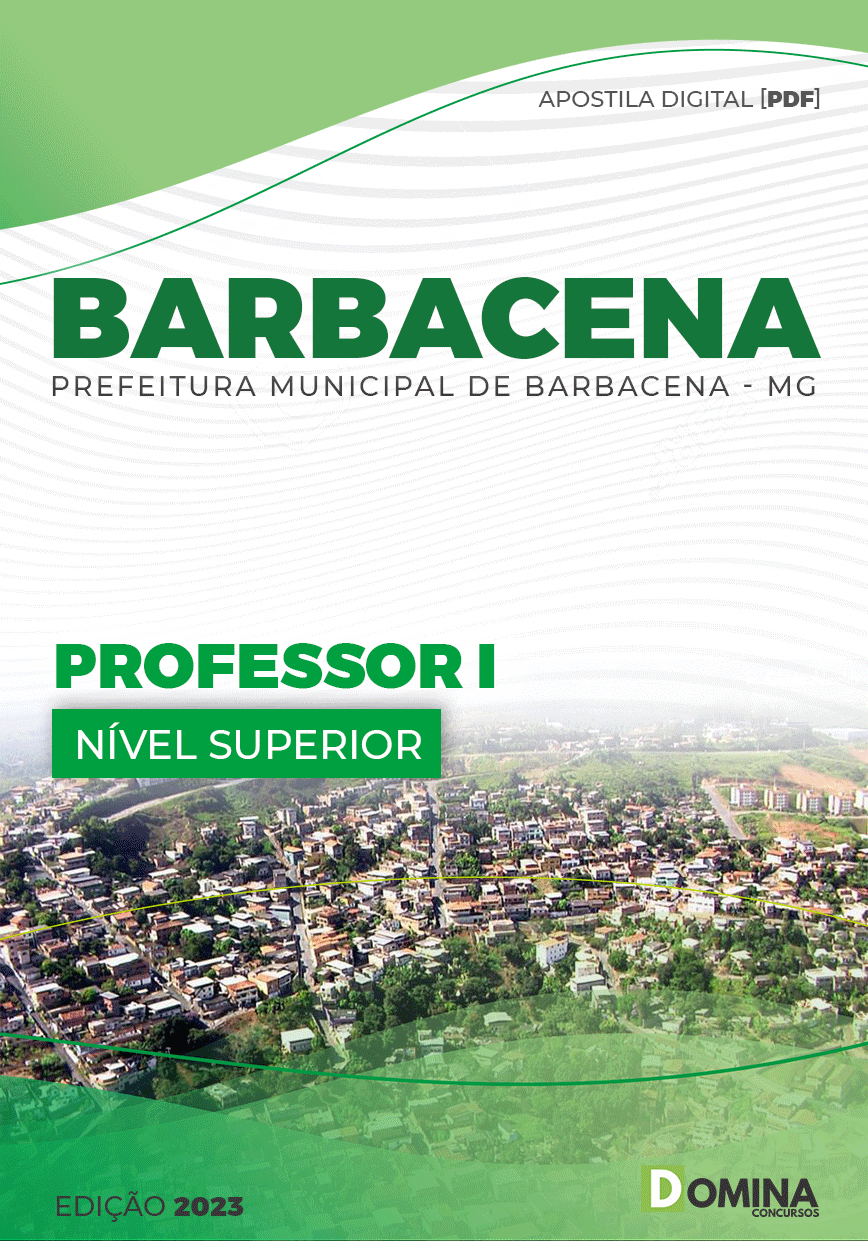 Apostila Digital Pref Barbacena MG 2023 Professor I