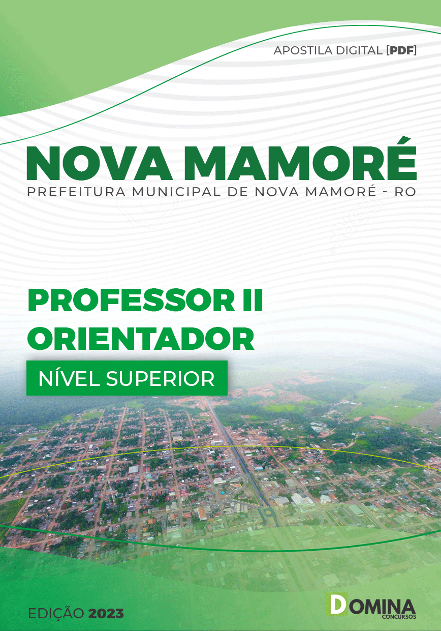 Apostila Pref Nova Mamoré RO 2023 Professor II Orientador