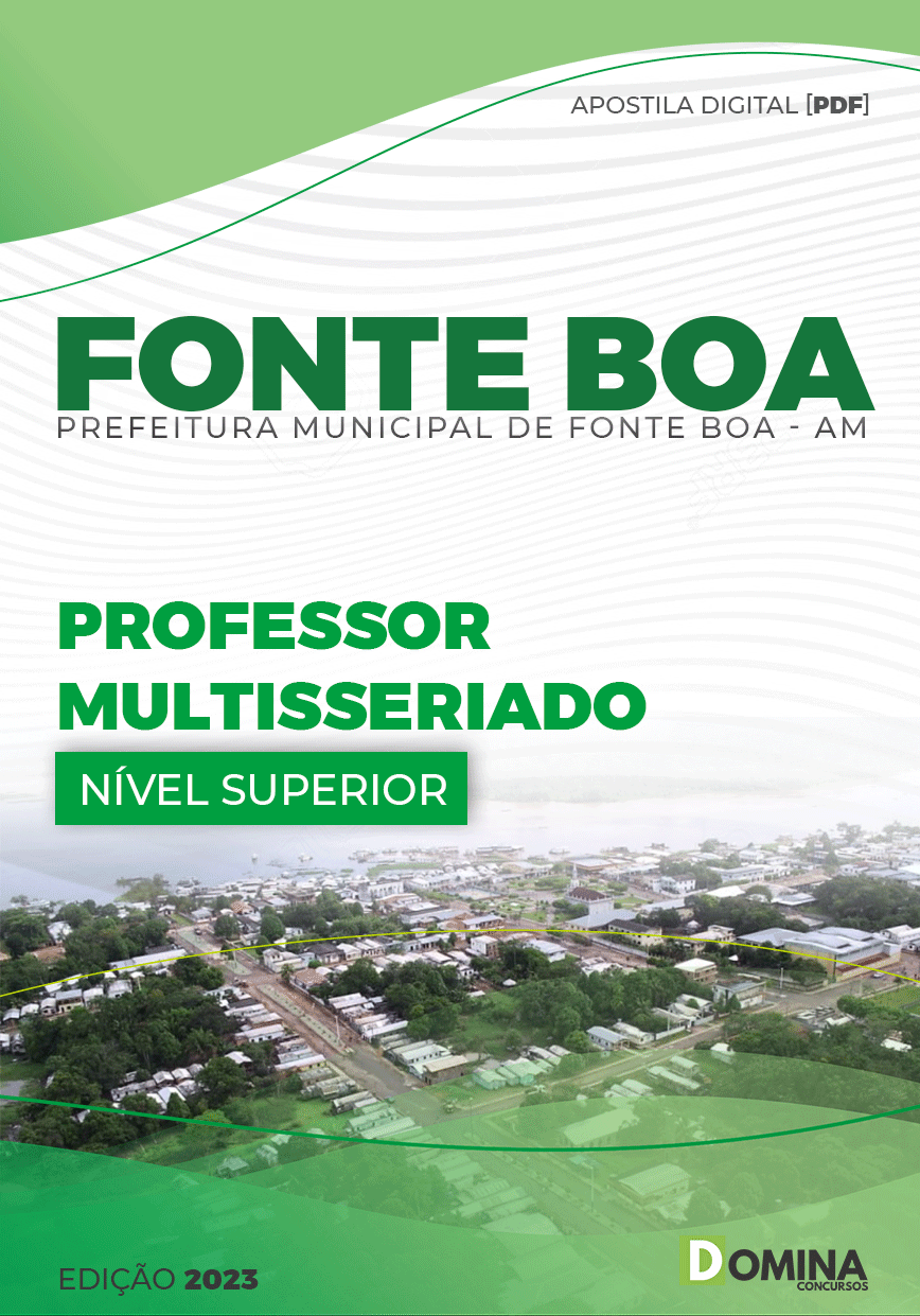 Apostila Pref Fonte Boa AM 2023 Professor Educação Básica
