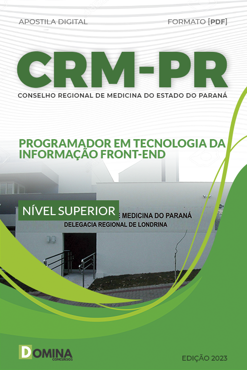 Apostila Programador em Tecnologia da Informação Front End CRM PR 2025