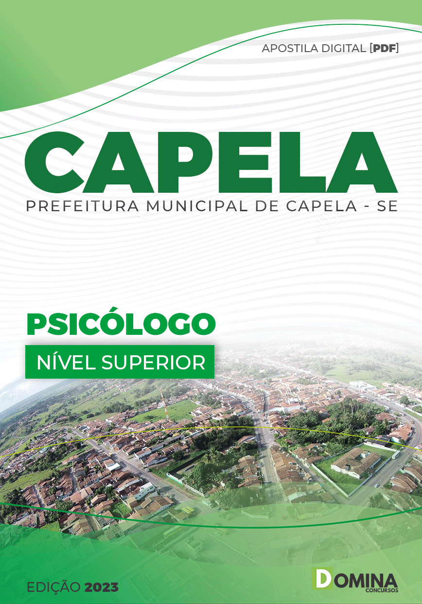 Apostila Concurso Pref Capela SE 2023 Psicólogo
