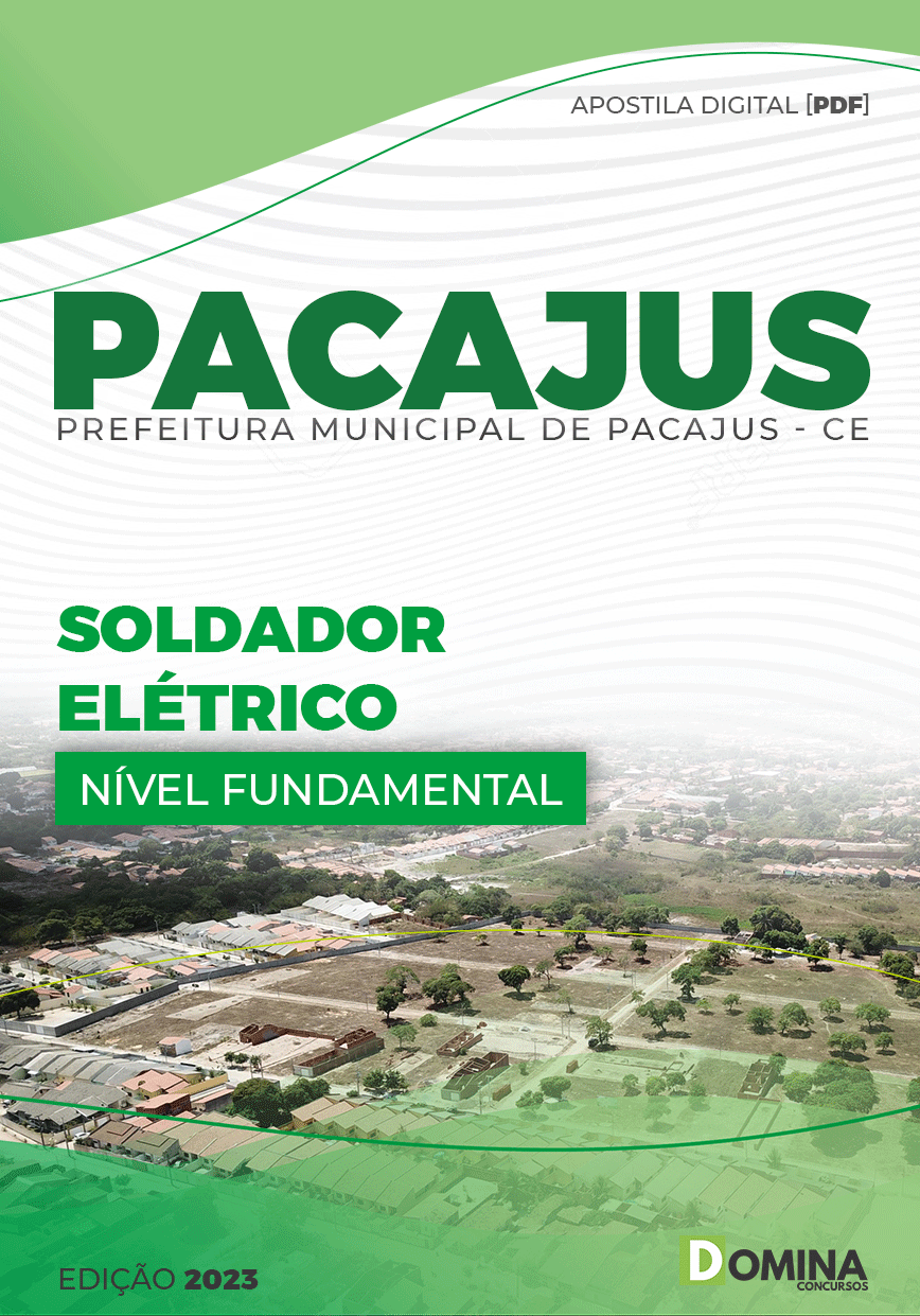 Apostila Digital Pref Pacajus CE 2023 Soldador Eletrico