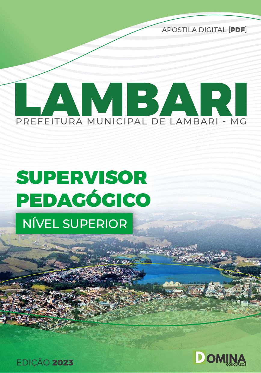 Apostila Pref Lambari MG 2023 Supervisor Pedagógico