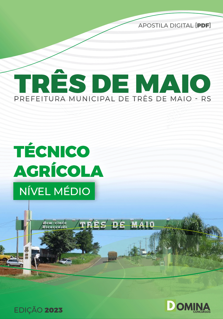Apostila Digital Pref Três Maio RS 2023 Técnico Agrícola