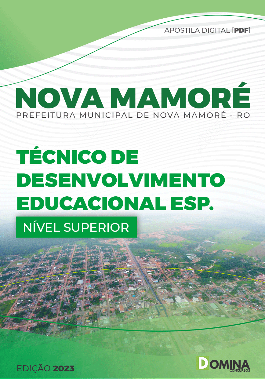 Apostila Pref Nova Mamoré RO 2023 Técnico Desenvolvimento Ambiental