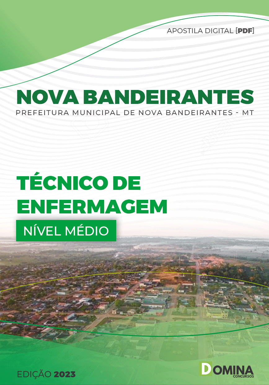 Apostila Pref Nova Bandeirantes MT 2023 Técnico Enfermagem