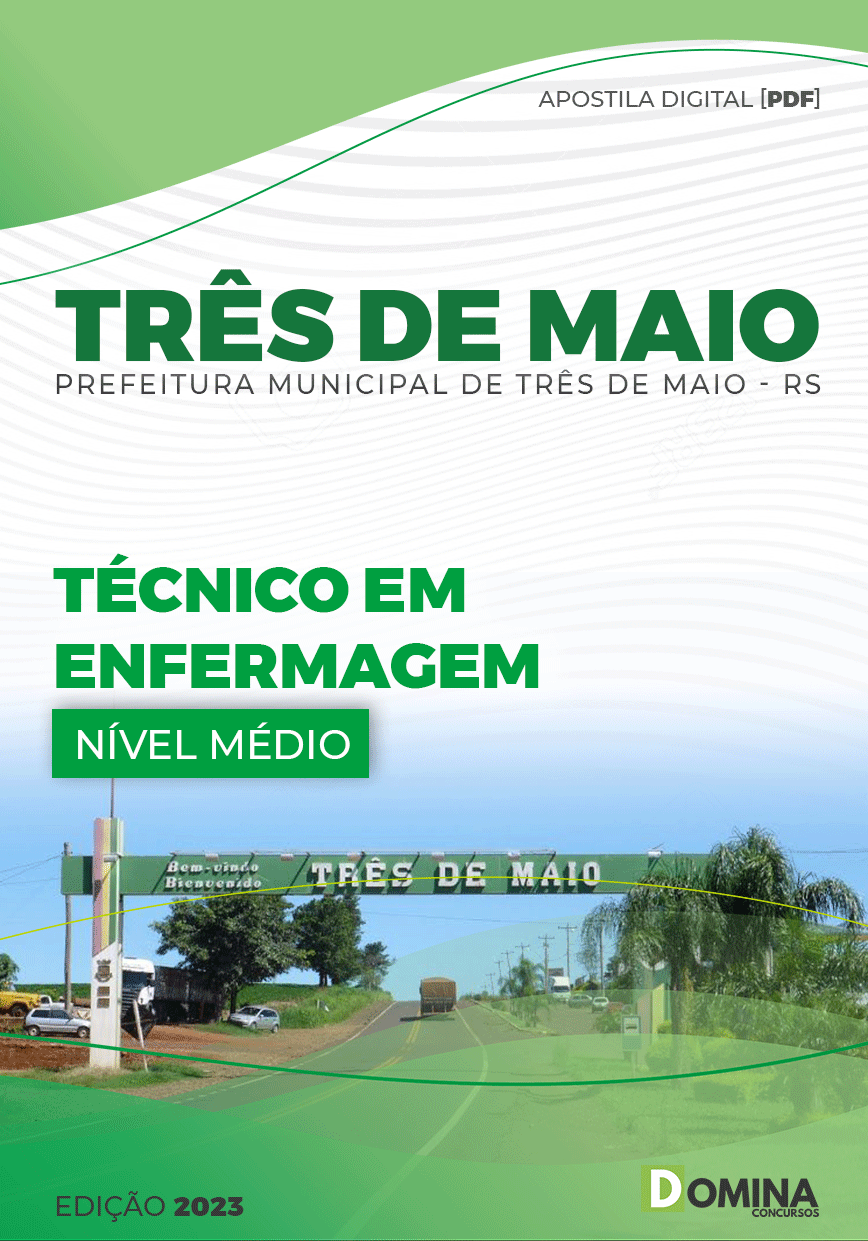 Apostila Digital Pref Três Maio RS 2023 Técnico Enfermagem
