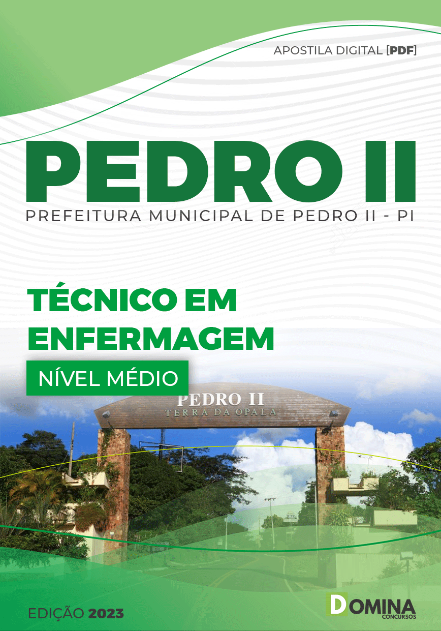 Apostila Digital Pref Pedro II PI 2023 Técnico Enfermagem