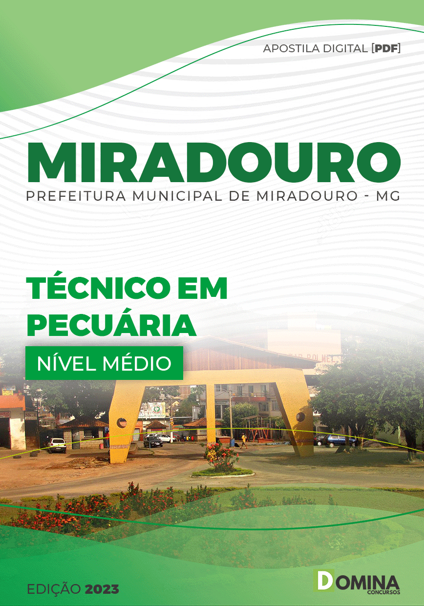 Apostila Pref Miradouro MG 2023 Técnico Pecuária
