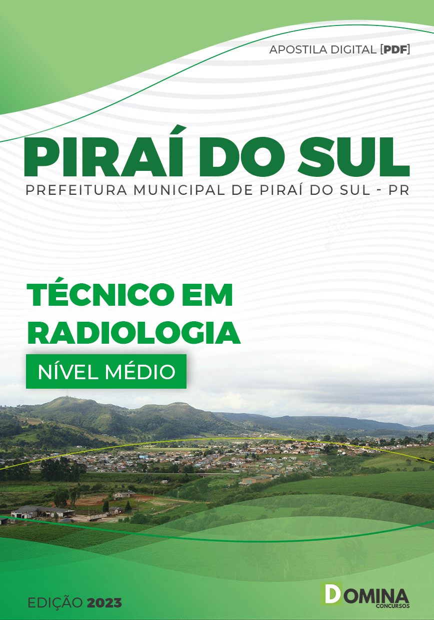 Apostila Concurso Pref Piraí Sul PR 2023 Técnico Radiologia