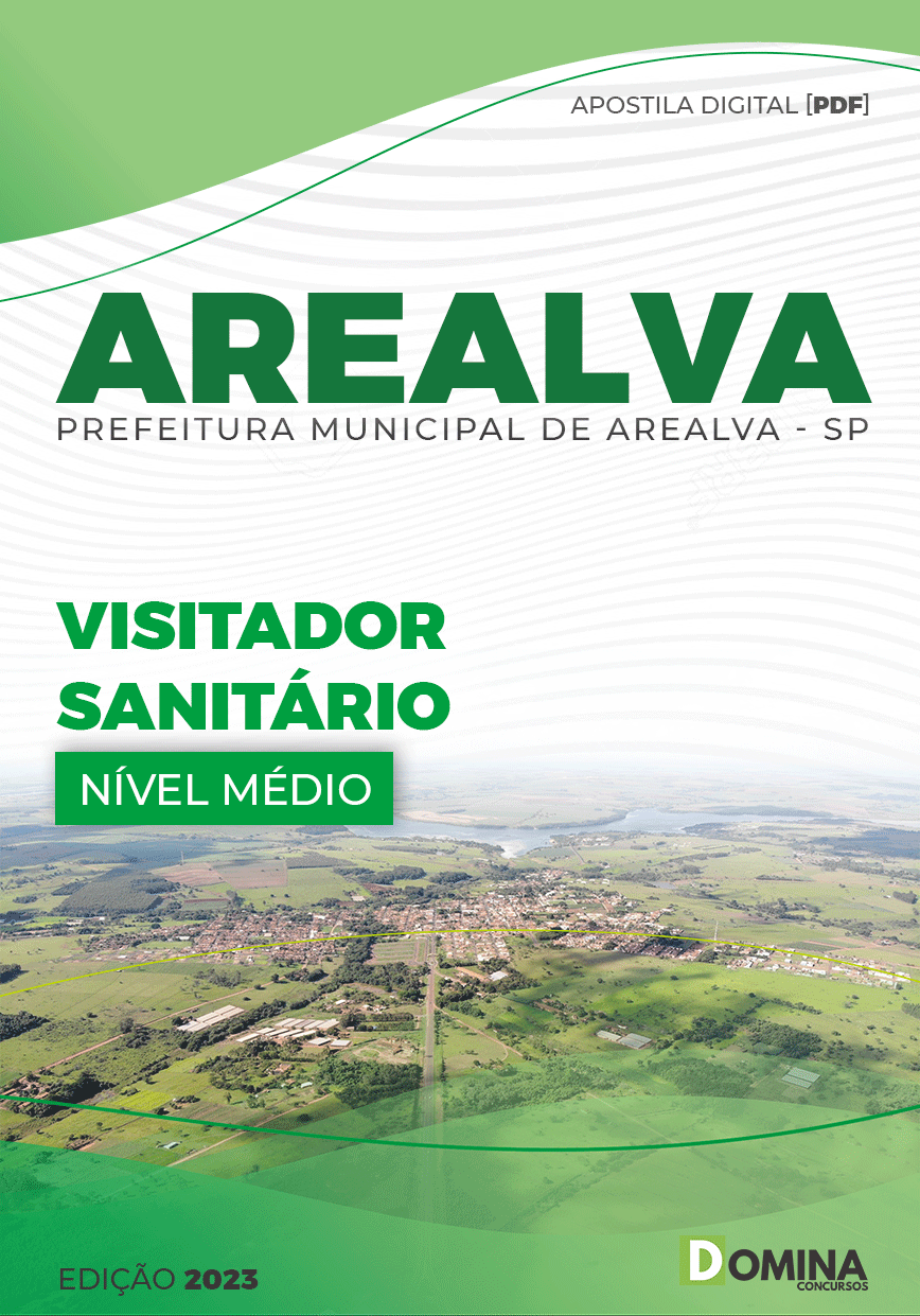 Apostila Concurso Pref Arealva SP 2023 Visitador Sanitário