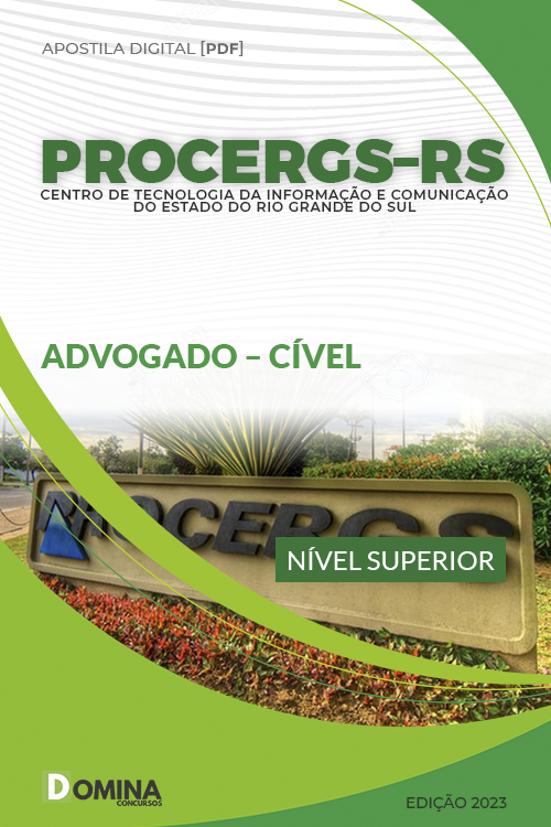Apostila PROCERGS RS 2023 Analista Técnico Advogado Área Civil
