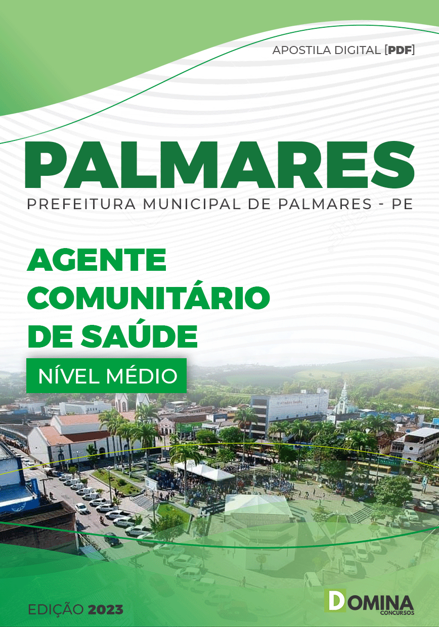 Apostila Pref Palmares PE 2023 Agente Comunitário Saúde
