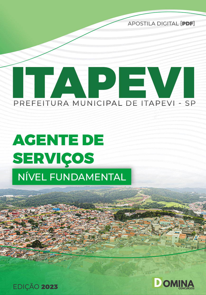 Apostila Digital Pref Itapevi SP 2023 Agente Serviços