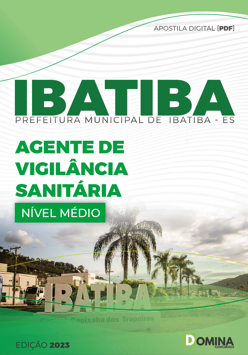 Apostila Pref Ibatiba ES 2023 Agente Vigilância Sanitária