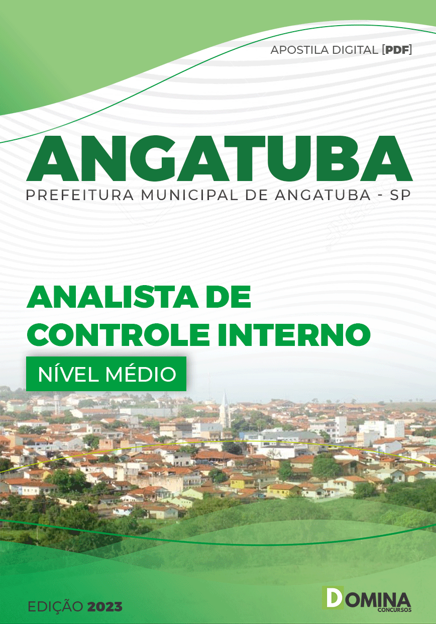 Apostila Pref Angatuba SP 2023 Analista Controle Interno