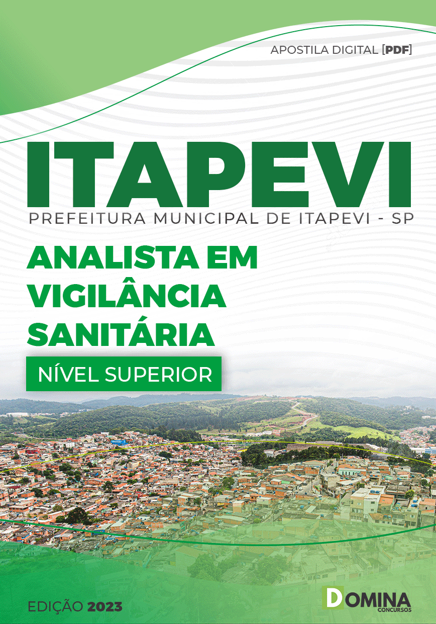 Apostila Pref Itapevi SP 2023 Analista Vigilância Sanitária