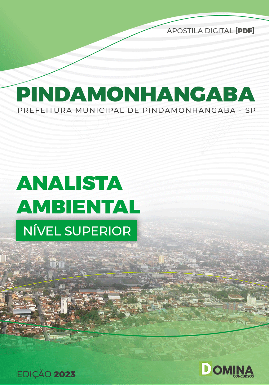 Apostila Pref Pindamonhangaba SP 2023 Analista Ambiental