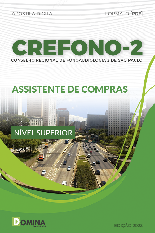 Apostila CREFONO 2 SP 2023 Assistente Compras