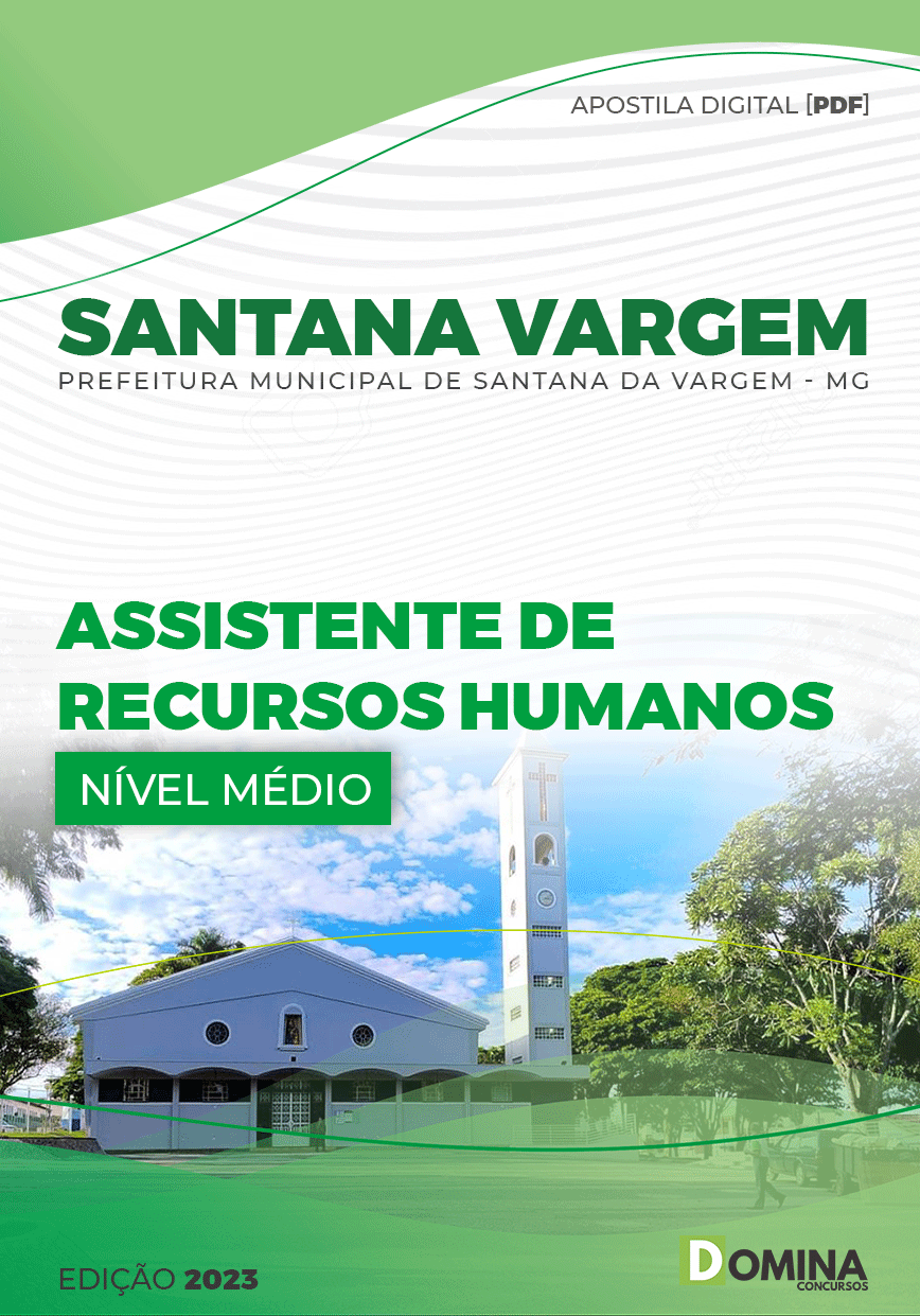 Apostila Pref Santana Vargem MG 2023 Assistente RH