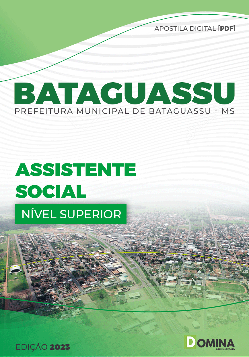 Apostila Digital Pref Bataguassu MS 2023 Assistente Social