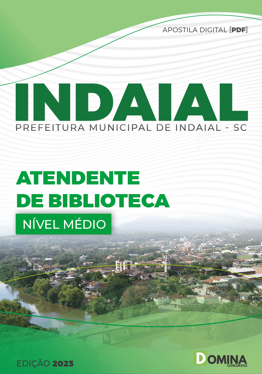Apostila Concurso Pref Indaial SC 2023 Atendente Biblioteca