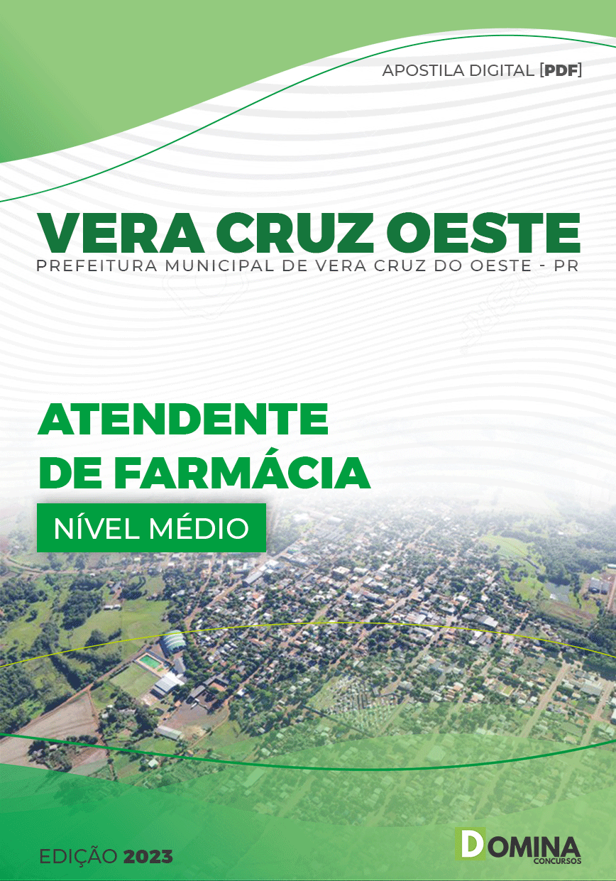 Apostila Pref Vera Cruz Oeste PR 2023 Agente Gestão Administrativa