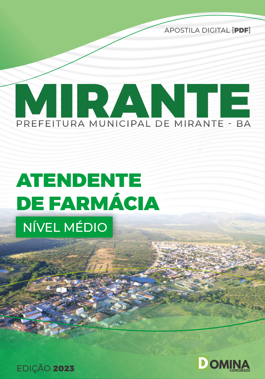 Apostila Concurso Pref Mirante BA 2023 Atendente Farmácia