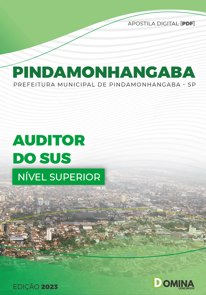 Apostila Pref Pindamonhangaba SP 2023 Auditor SUS