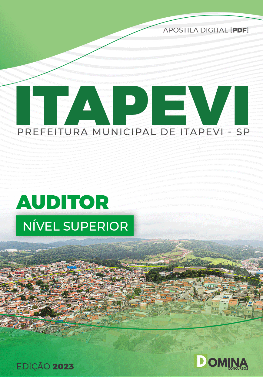 Apostila Digital Concurso Pref Itapevi SP 2023 Auditor