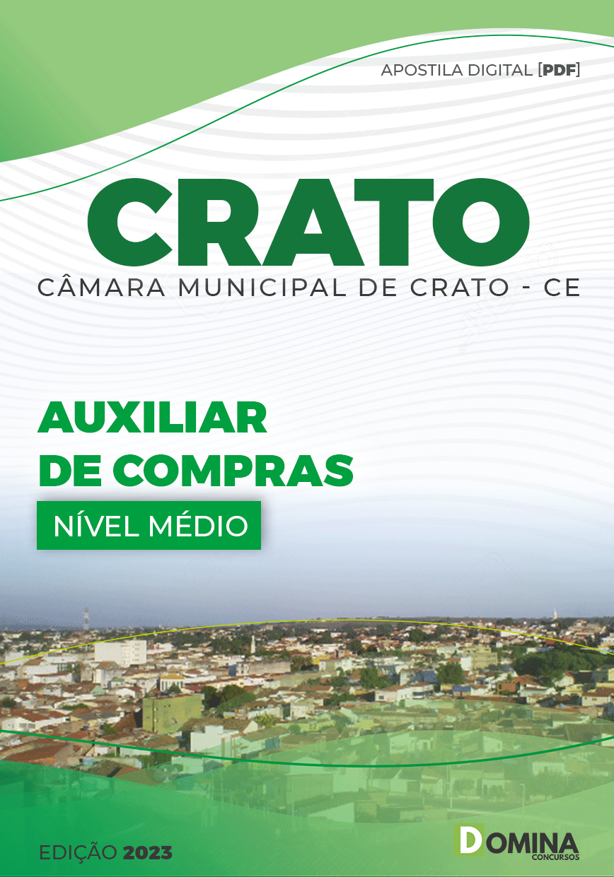 Apostila Concurso Câmara Crato CE 2023 Auxiliar Compras