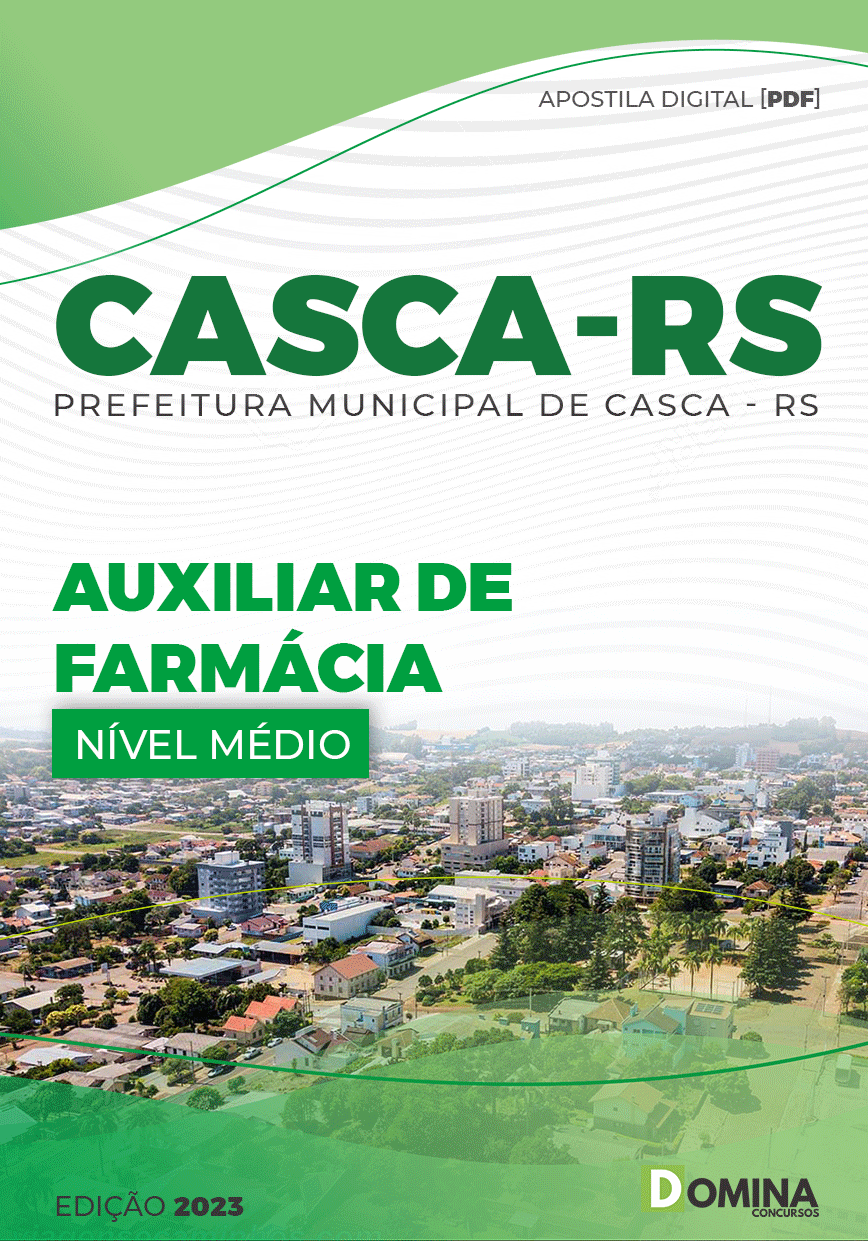 Apostila Concurso Pref Casca RS 2023 Auxiliar Ensino