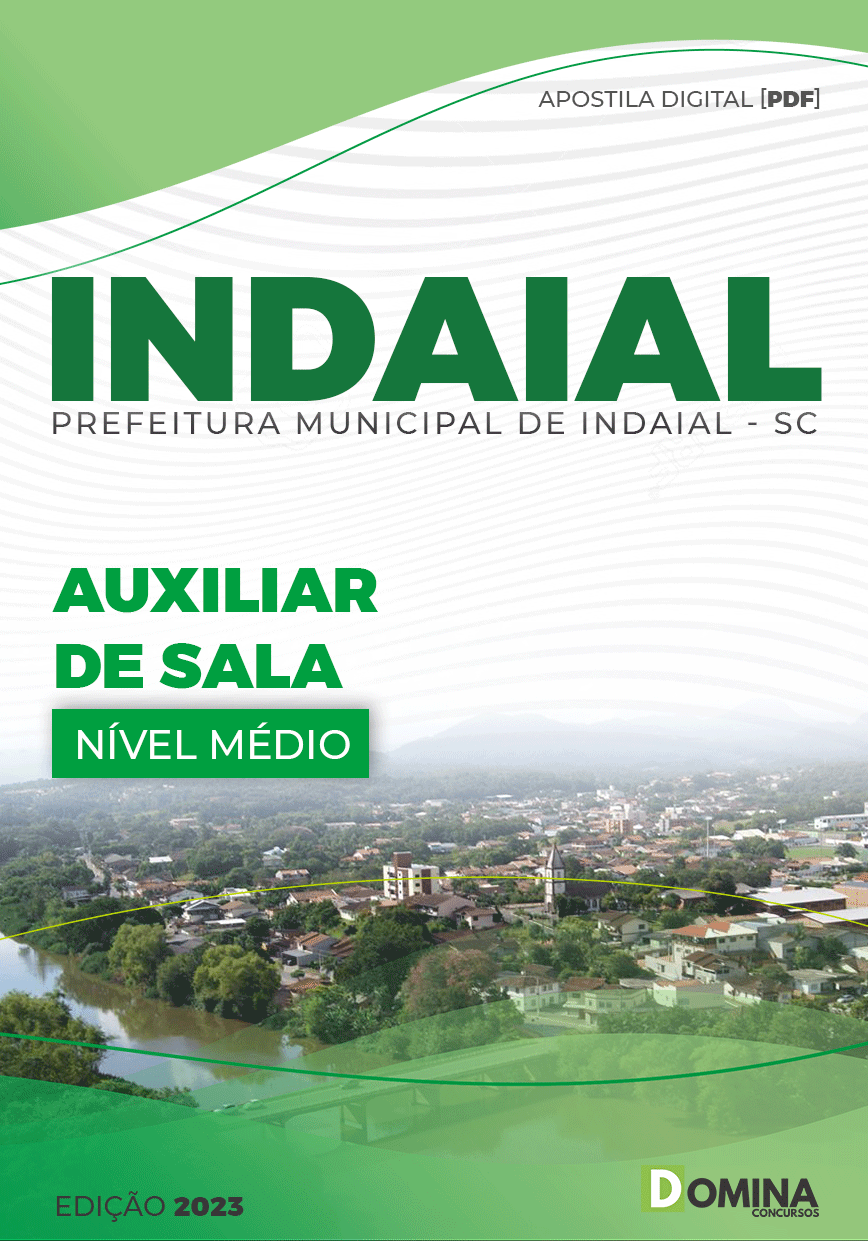 Apostila Concurso Pref Indaial SC 2023 Auxiliar Sala