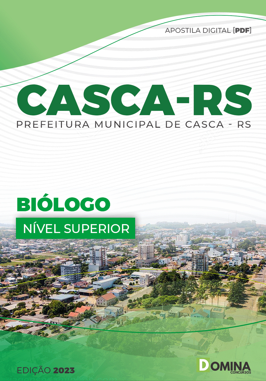 Apostila Digital Concurso Pref Casca RS 2023 Biólogo