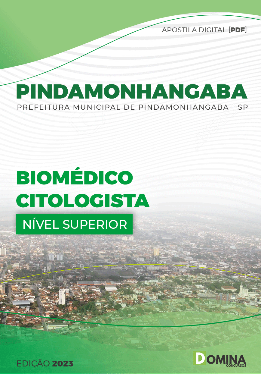 Apostila Pref Pindamonhangaba SP 2023 Biomédico Citologista