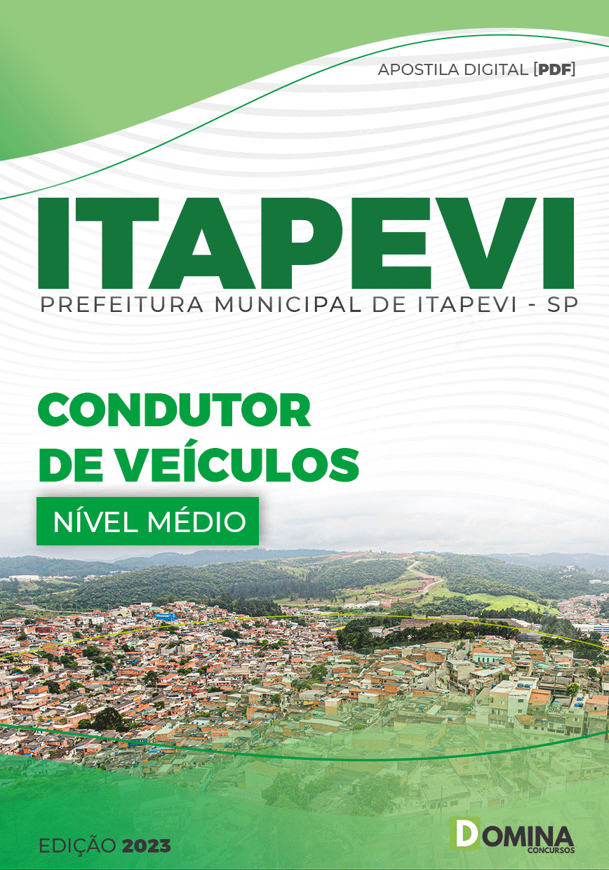 Apostila Digital Pref Itapevi SP 2023 Condutor Veículos