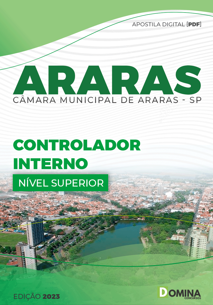 Apostila Concurso Câmara Araras SP 2023 Controlador Interno
