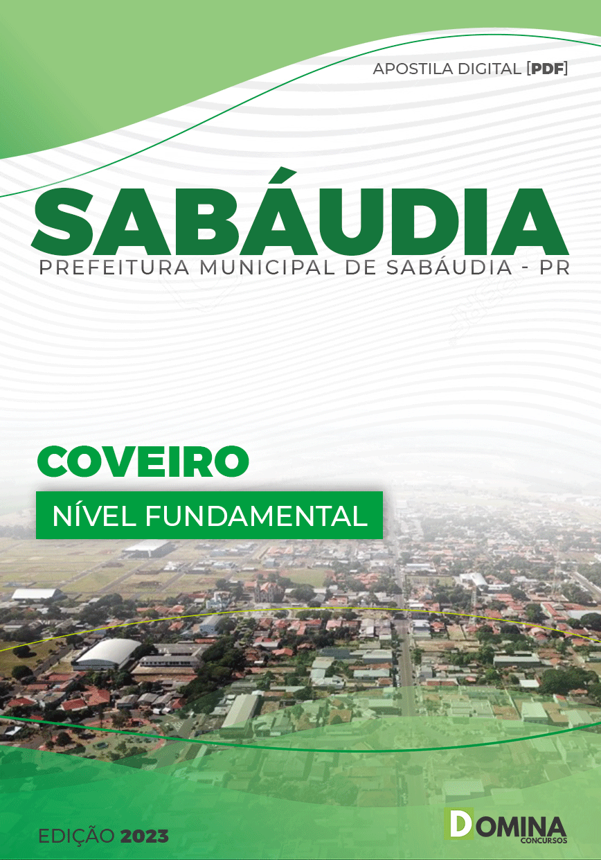 Apostila Digital Concurso Pref Sabáudia PR 2023 Coveiro