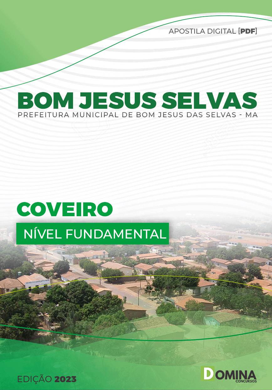 Apostila Digital Pref Bom Jesus Selvas MA 2023 Coveiro