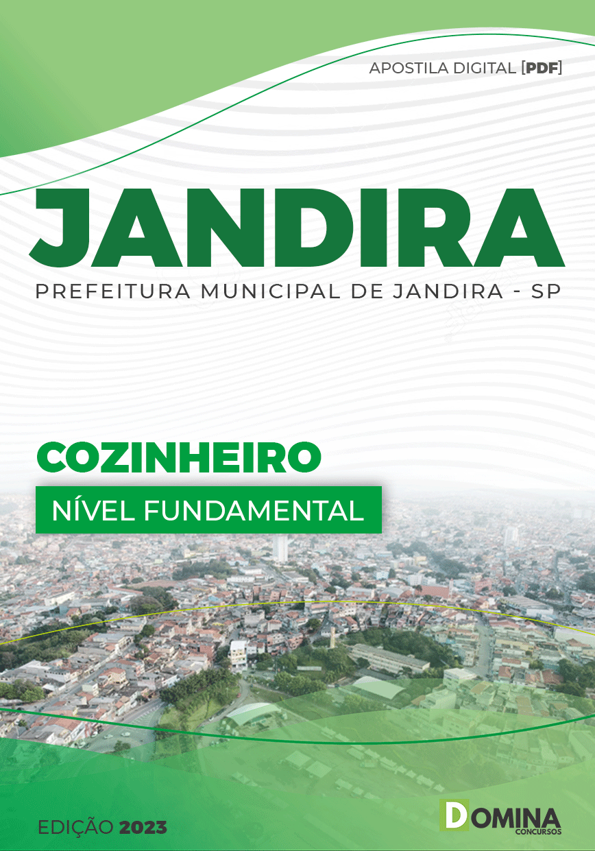 Apostila Digital Concurso Pref Jandira SP 2023 Cozinheiro
